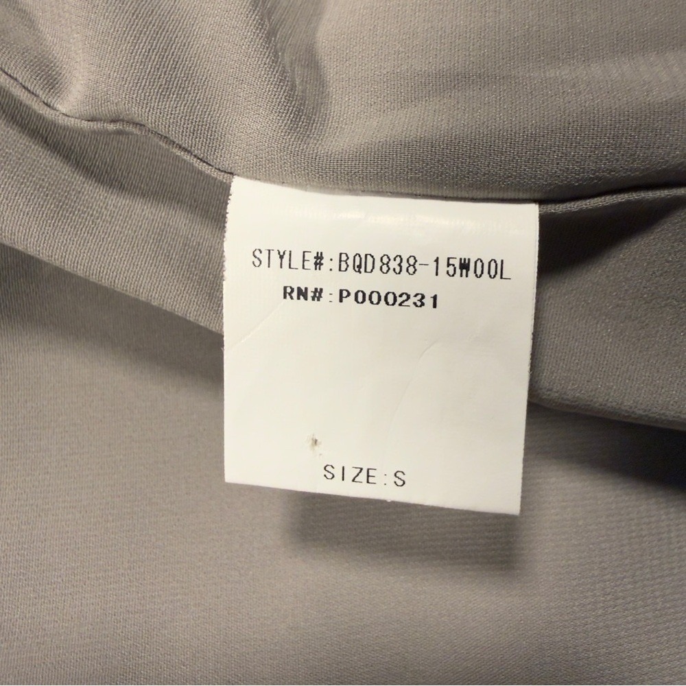 Blaque Label Small Grey Cap Sleeve Shift Dress with Pockets Heathered - Picture 11 of 11
